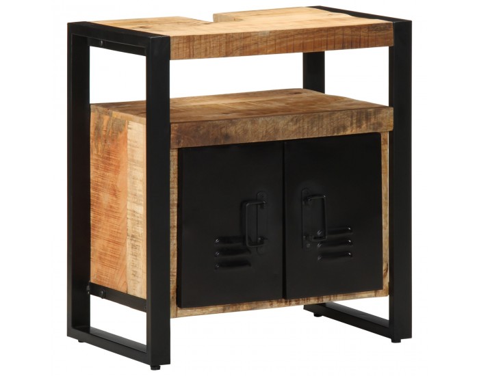 Sonata H Кабинет за мивка 55x35x60 см Плътно мангово дърво