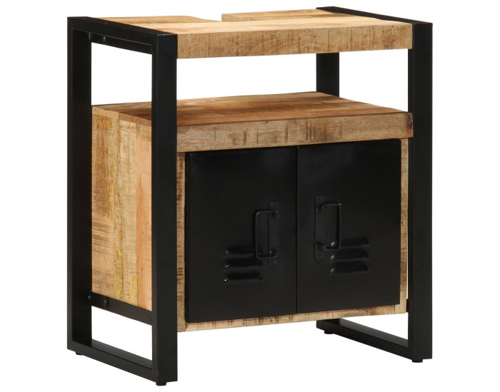 Sonata H Кабинет за мивка 55x35x60 см Плътно мангово дърво