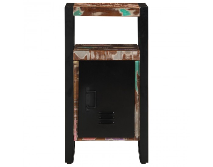 Sonata H шкаф за баня Многоцветен 40x35x75 см Масивно регенерирано дърво