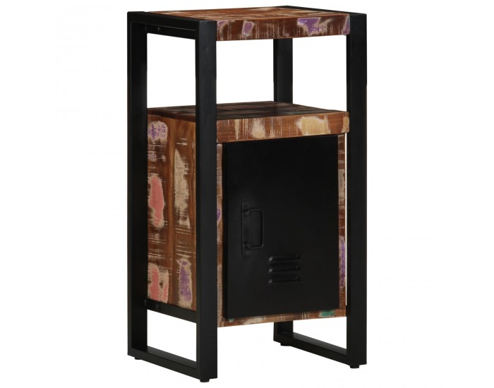 Sonata H шкаф за баня Многоцветен 40x35x75 см Масивно регенерирано дърво