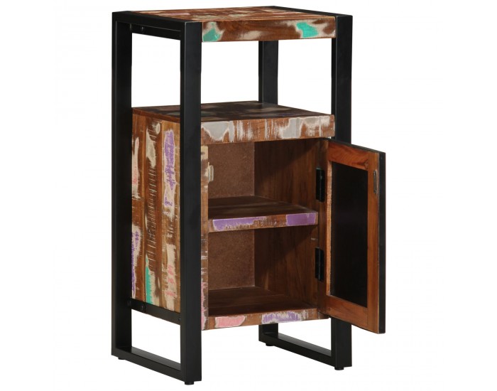 Sonata H шкаф за баня Многоцветен 40x35x75 см Масивно регенерирано дърво