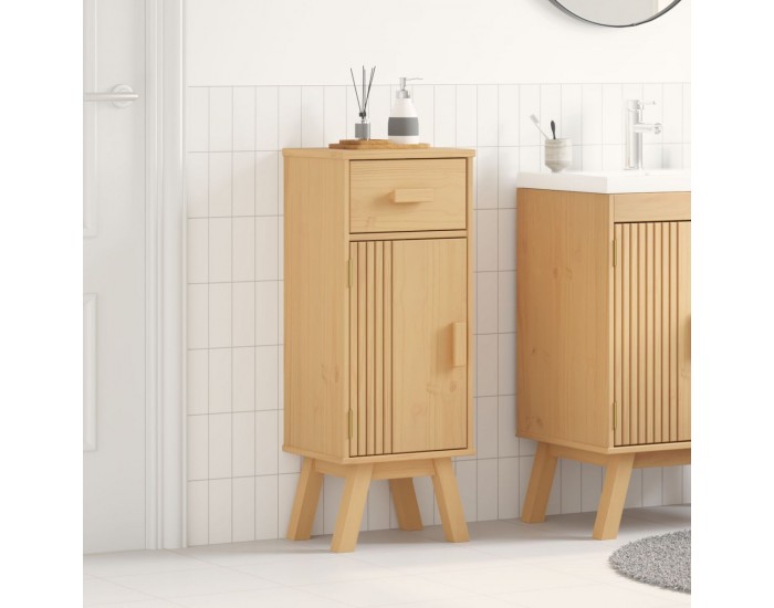 Sonata H Съхранение за баня 35x30x90 см Масивна борова дървесина