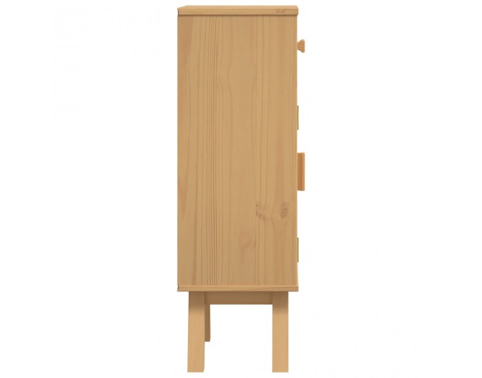 Sonata H Съхранение за баня 35x30x90 см Масивна борова дървесина