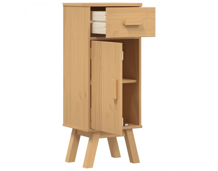 Sonata H Съхранение за баня 35x30x90 см Масивна борова дървесина