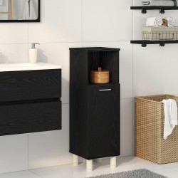 Sonata H Баня Кабинет Черен Дъб 30x30x95 см Инженерна Дървесина - Баня