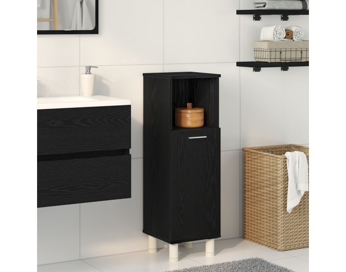 Sonata H Баня Кабинет Черен Дъб 30x30x95 см Инженерна Дървесина