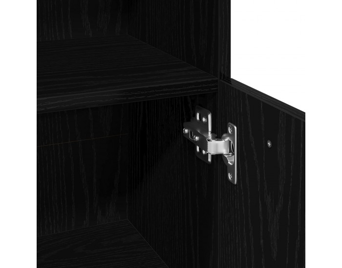 Sonata H Баня Кабинет Черен Дъб 30x30x95 см Инженерна Дървесина