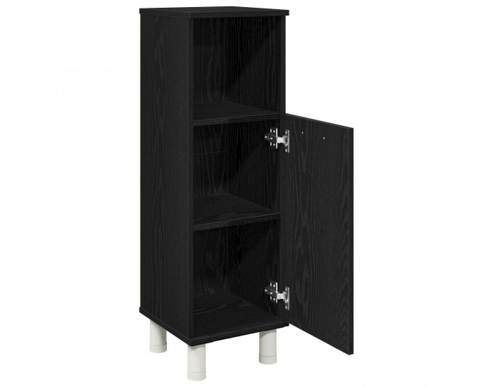 Sonata H Баня Кабинет Черен Дъб 30x30x95 см Инженерна Дървесина