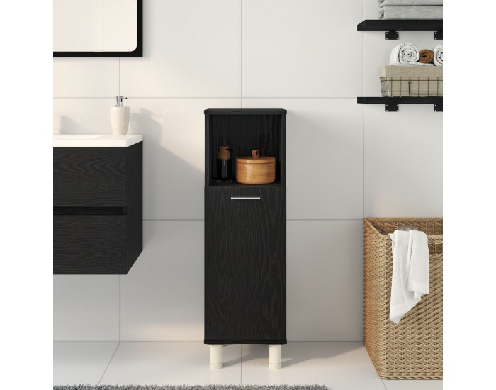 Sonata H Баня Кабинет Черен Дъб 30x30x95 см Инженерна Дървесина