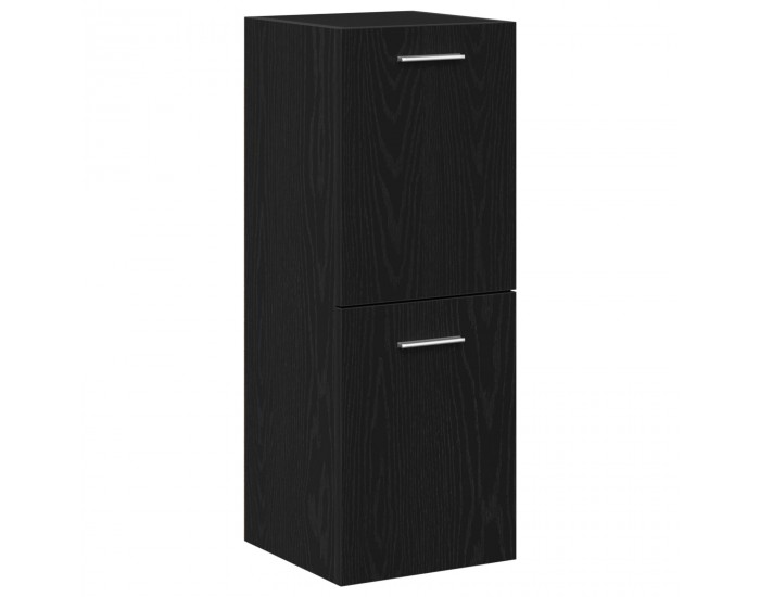 Sonata H Черен Дъб Стенен Шкаф за Баня 30x30x80 см от Инженерна Дървесина