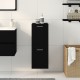 Sonata H Черен Дъб Стенен Шкаф за Баня 30x30x80 см от Инженерна Дървесина