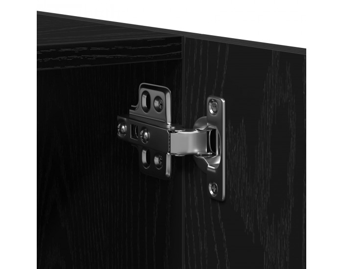 Sonata H Черен Дъб Стенен Шкаф за Баня 30x30x80 см от Инженерна Дървесина