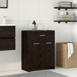 Sonata H Баня Кабинет Черно дъбово Инженерна дървесина 60 x 33 x 80 см - Баня