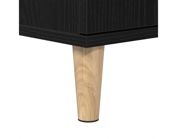 Sonata H Бюфет за баня Черен дъб 30x30x100 см Инженерна дървесина