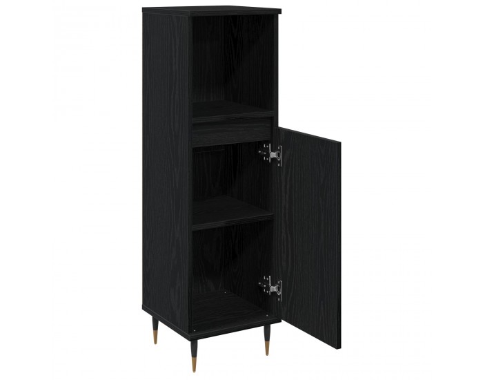 Sonata H Баня Кабинет Черен Дъб 30x30x100 см Инженерна Дървесина