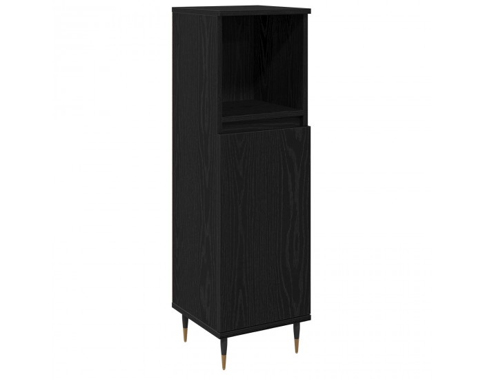 Sonata H Баня Кабинет Черен Дъб 30x30x100 см Инженерна Дървесина