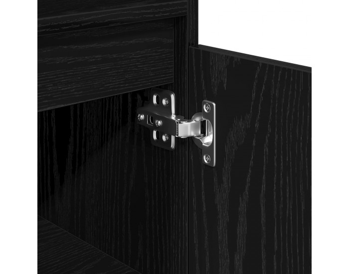 Sonata H Банная шкаф черен дъб 30x30x100 см инженерна дървесина