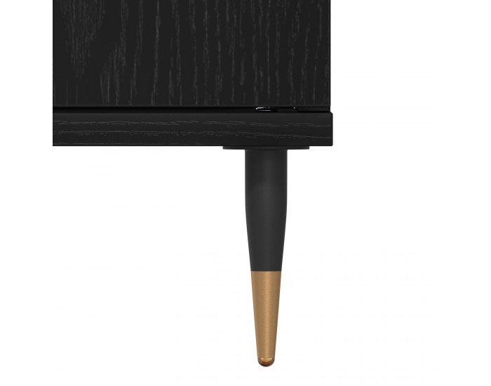 Sonata H Шкаф за мивка Черен дъб 58x33x60 см Инженерна дървесина