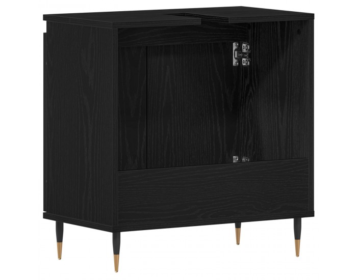 Sonata H Шкаф за мивка Черен дъб 58x33x60 см Инженерна дървесина