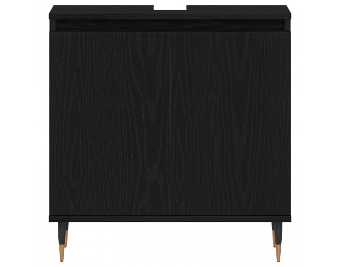 Sonata H Шкаф за мивка Черен дъб 58x33x60 см Инженерна дървесина