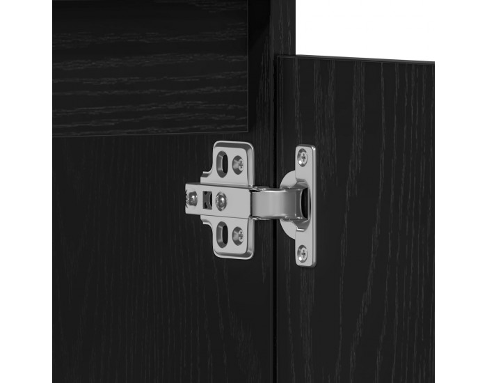 Sonata H Мивка за баня Черен дъб 65x33x60 см Инженерна дървесина