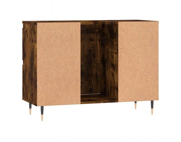 Sonata H Шкаф за баня, опушен дъб, 80x33x60 см, инженерно дърво