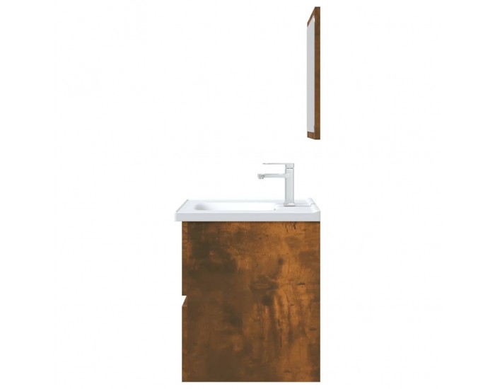 Sonata H Комплект мебели за баня от 2 части, опушен дъб, инженерно дърво