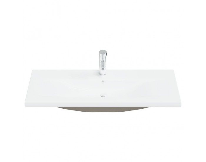 Sonata H Комплект мебели за баня от 2 части, керамика и инженерно дърво