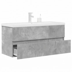 Sonata H Комплект мебели за баня от 2 части бетонно сив инженерно дърво - Комплекти