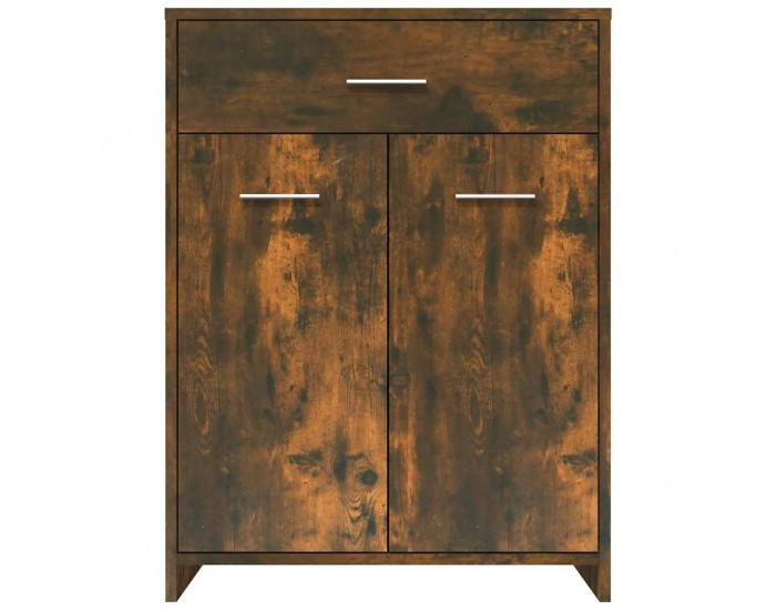 Sonata H Шкаф за баня, опушен дъб, 60x33x80 см, инженерно дърво