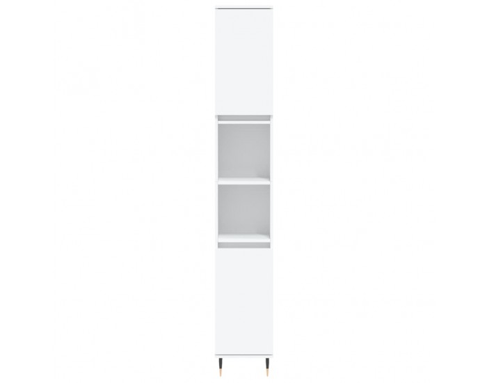 Sonata H Комплект мебели за баня от 3 части, бял, инженерно дърво