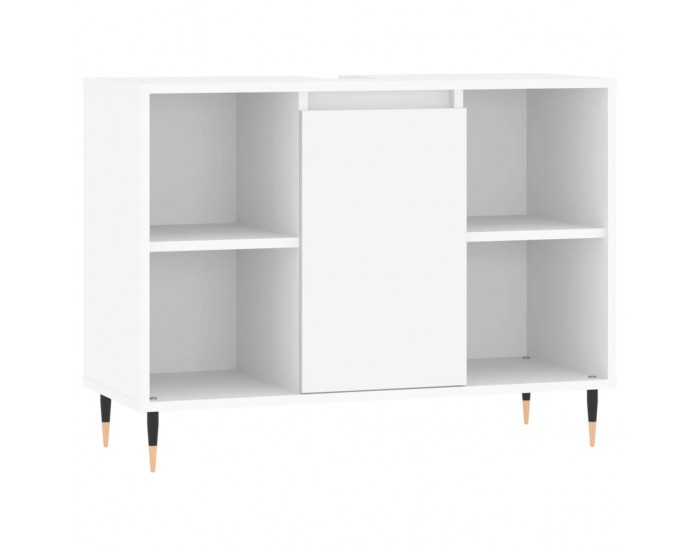 Sonata H Комплект мебели за баня от 3 части, бял, инженерно дърво