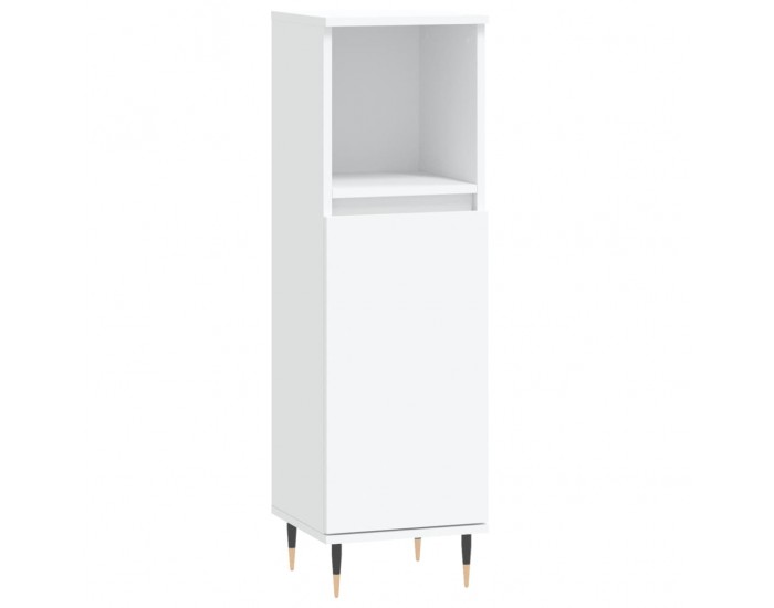 Sonata H Комплект мебели за баня от 3 части, бял, инженерно дърво