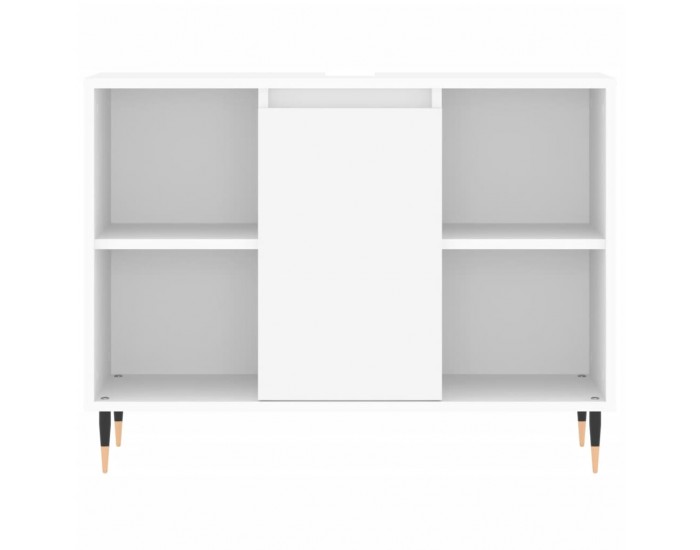 Sonata H Комплект мебели за баня от 3 части, бял, инженерно дърво