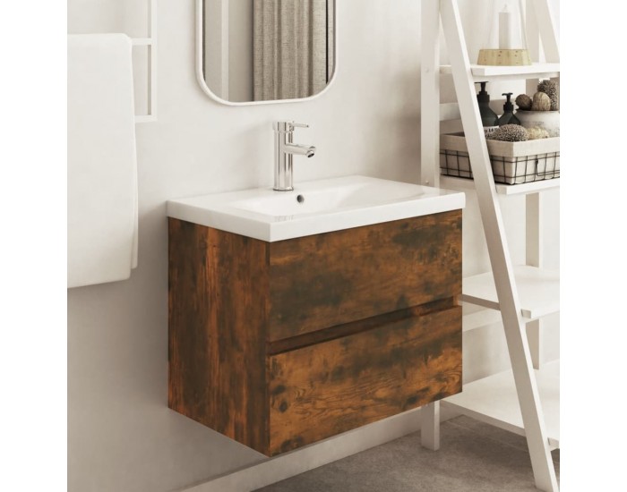 Sonata H Шкаф за мивка, опушен дъб, 60x38,5x45 см, инженерно дърво