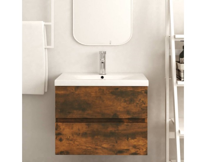 Sonata H Шкаф за мивка, опушен дъб, 60x38,5x45 см, инженерно дърво