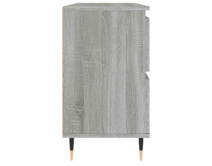 Sonata H Шкаф за баня, сив сонома, 80x33x60 см, инженерно дърво