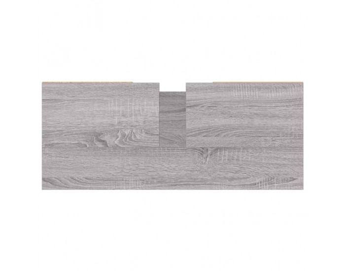 Sonata H Шкаф за баня, сив сонома, 80x33x60 см, инженерно дърво