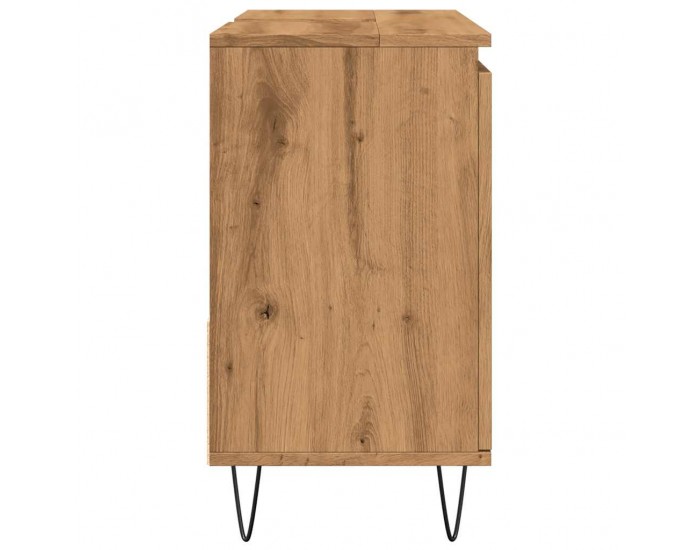 Sonata H Шкаф за мивка за баня, дъб артизан, 65x33x60см, инженерно дърво