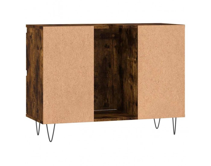 Sonata H Шкаф за баня, опушен дъб, 80x33x60 см, инженерно дърво