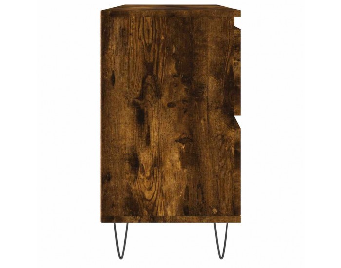 Sonata H Шкаф за баня, опушен дъб, 80x33x60 см, инженерно дърво