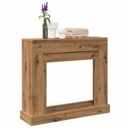 Sonata H Облицовка за камина дъб артизан 100x30x87,5 см инженерно дърво - за Камини, Комини и Печки на дърва