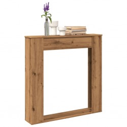 Sonata H Облицовка за камина дъб артизан 100x20x100 см инженерно дърво - за Камини, Комини и Печки на дърва