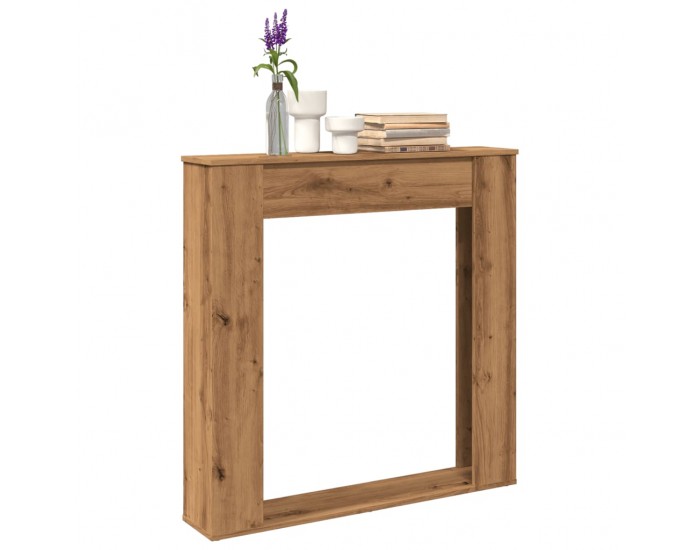 Sonata H Облицовка за камина дъб артизан 100x20x100 см инженерно дърво