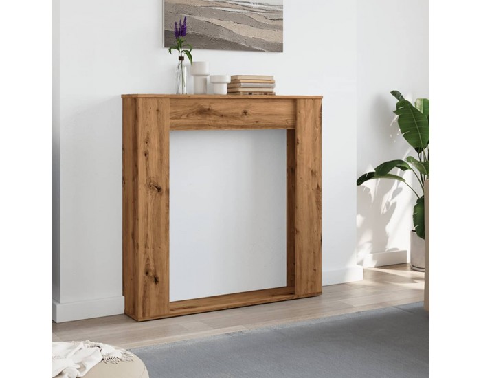 Sonata H Облицовка за камина дъб артизан 100x20x100 см инженерно дърво