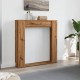 Sonata H Облицовка за камина дъб артизан 100x20x100 см инженерно дърво