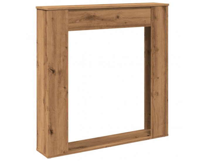 Sonata H Облицовка за камина дъб артизан 100x20x100 см инженерно дърво