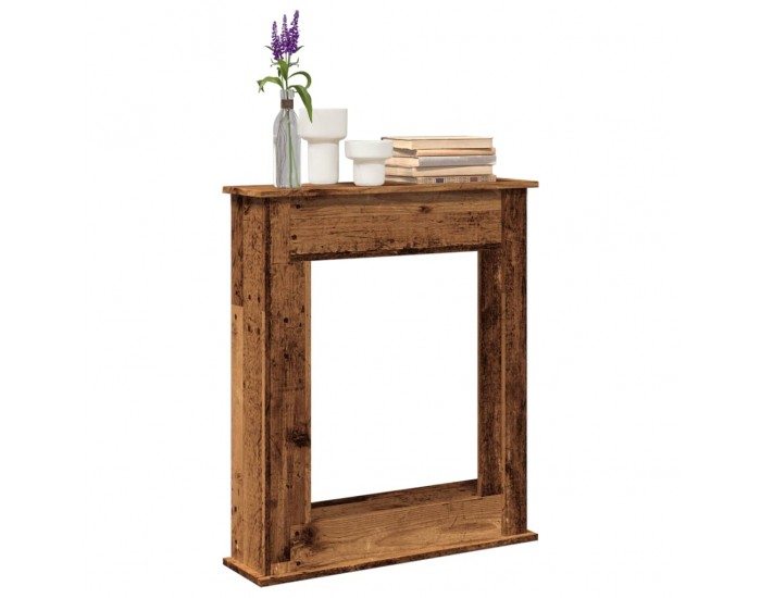 Sonata H Облицовка за камина старо дърво 75x20x87,5 см инженерно дърво