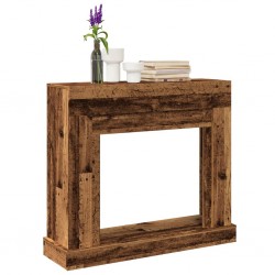Sonata H Облицовка за камина старо дърво 100x30x87,5 см инженерно дърво - за Камини, Комини и Печки на дърва