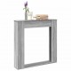 Sonata H Облицовка за камина сив сонома 100x20x100 см инженерно дърво